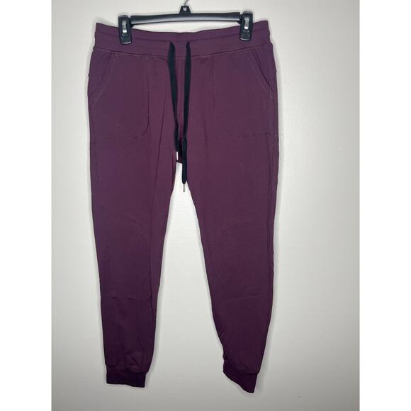 Zyia Unwind Plum Stretch Athletc Joggers Womens Size Medium - Picture 2 of 6